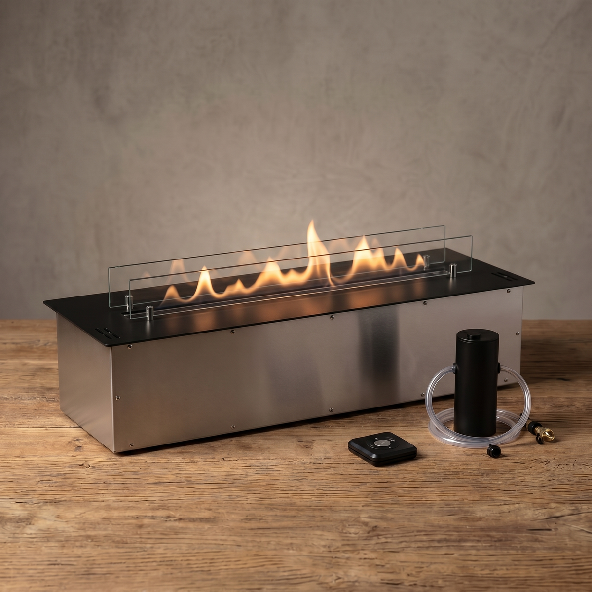 Remote Controlled Bioethanol Burner