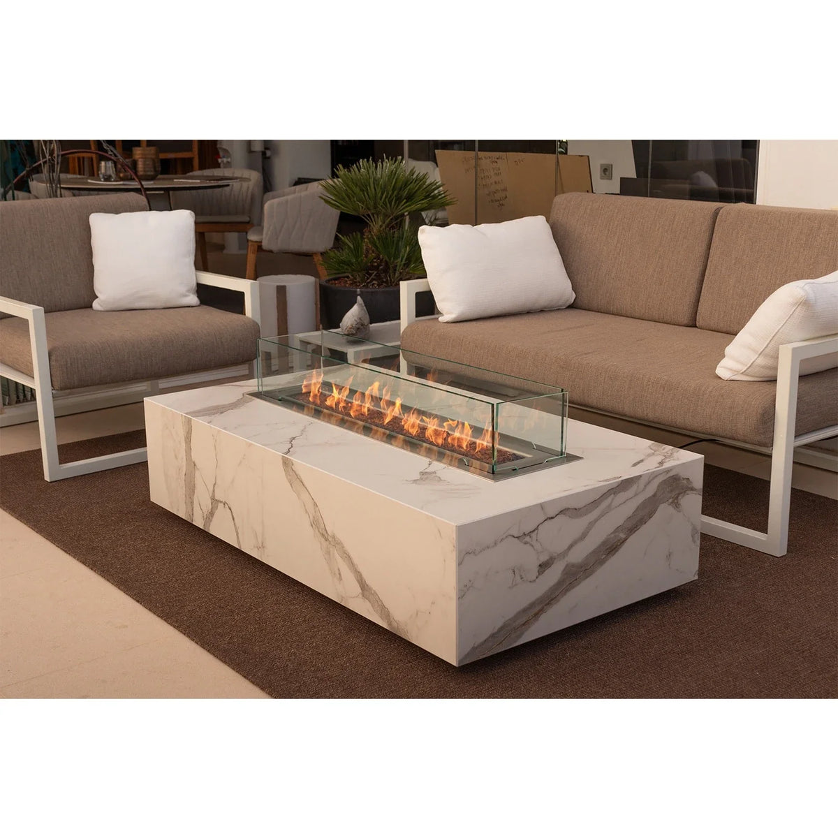 Coffee Table Bioethanol Fireplace