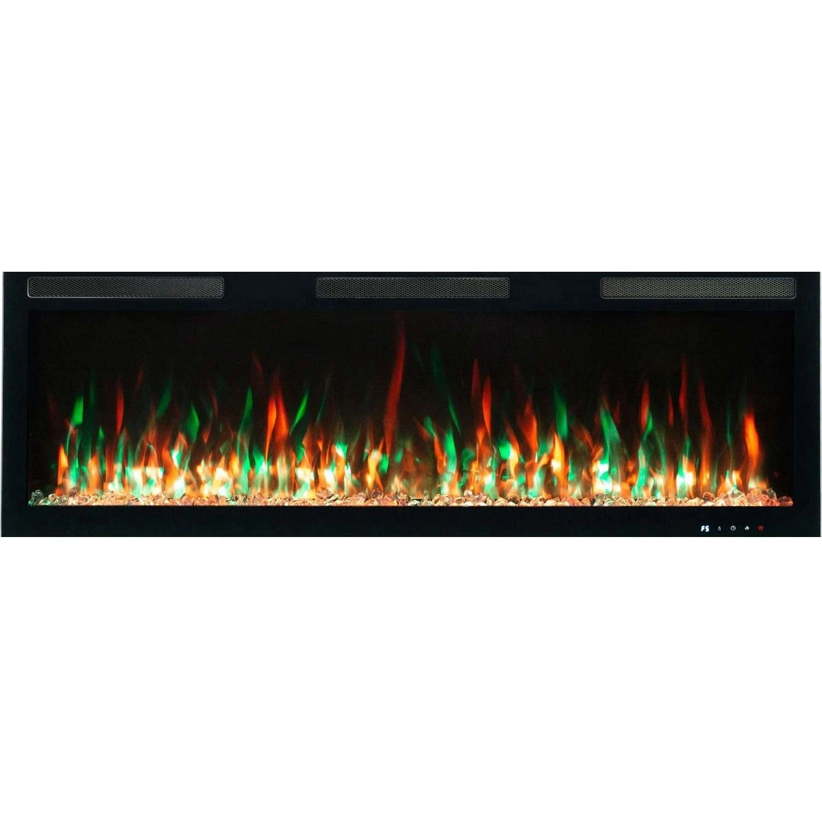 Aflamo Majestic PRO electric fireplace 127 cm wall-mounted with LED flame and logs
