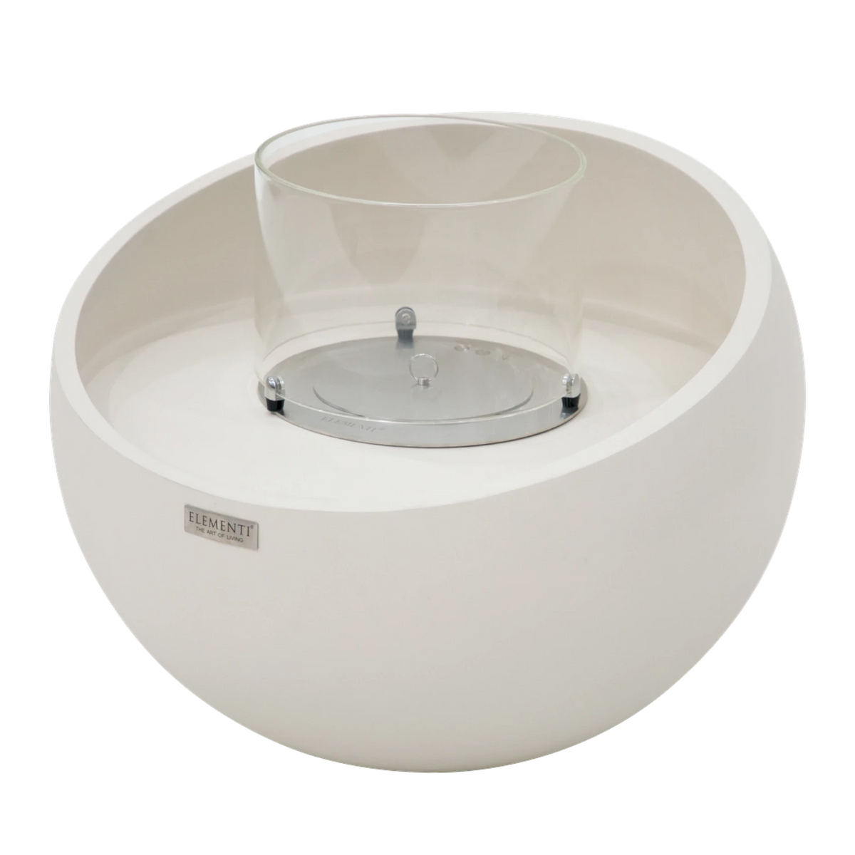 FIRENZE Bioethanol Fire Bowl – Cream White