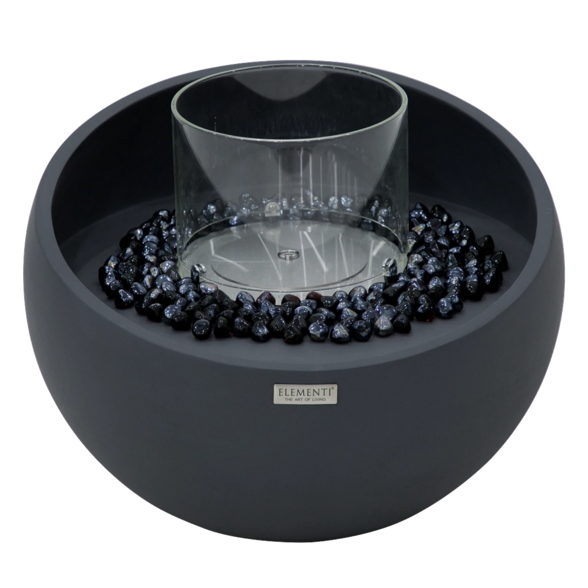 FIRENZE Bioethanol Fire Bowl – Slate Black