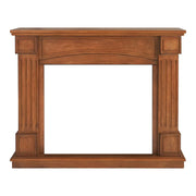 Boston Free-standing Electric Fireplace Frame - Oak