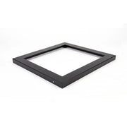 Wall installation frame for Surtur 18-inch bioethanol insert, front-facing studio shot