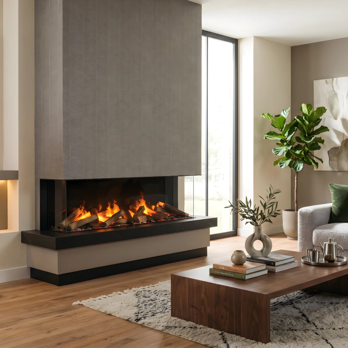 e-MatriX 1300-400 III - Water Vapour Fireplace