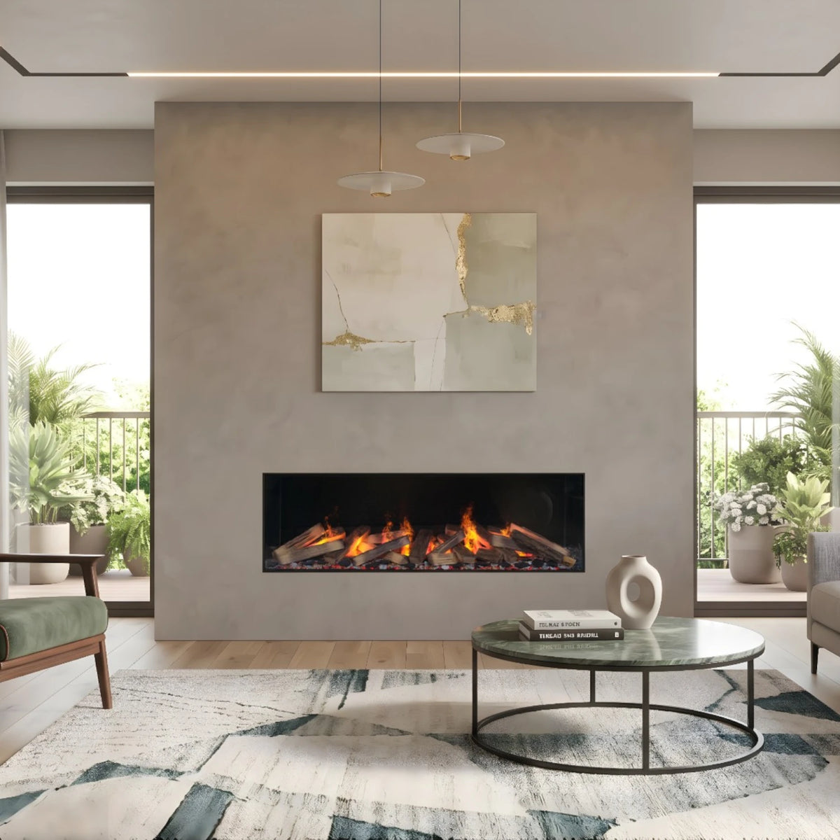e-MatriX 1300-400 I - Water Vapour Fireplace