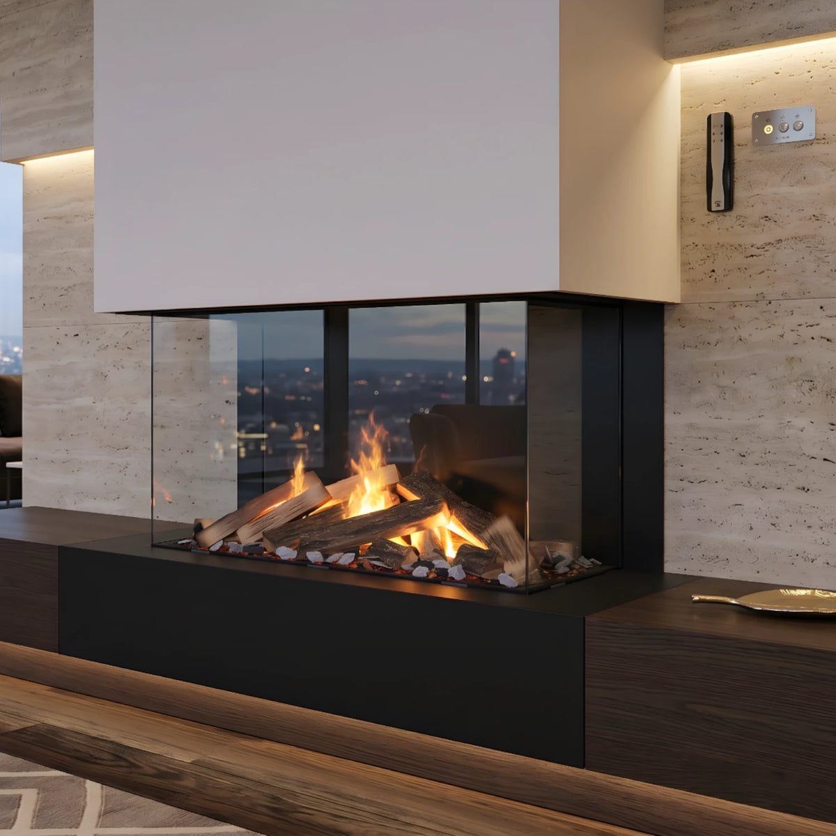 e-MatriX 800-500 III - Water Vapour Fireplace