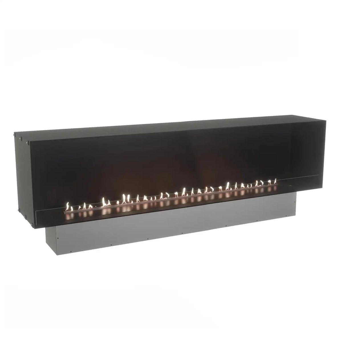 Foco One 2300 with Planika FLA4 automatic burner, lit flame