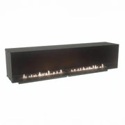 Foco One 2300 with manual bioethanol burners, lit flame
