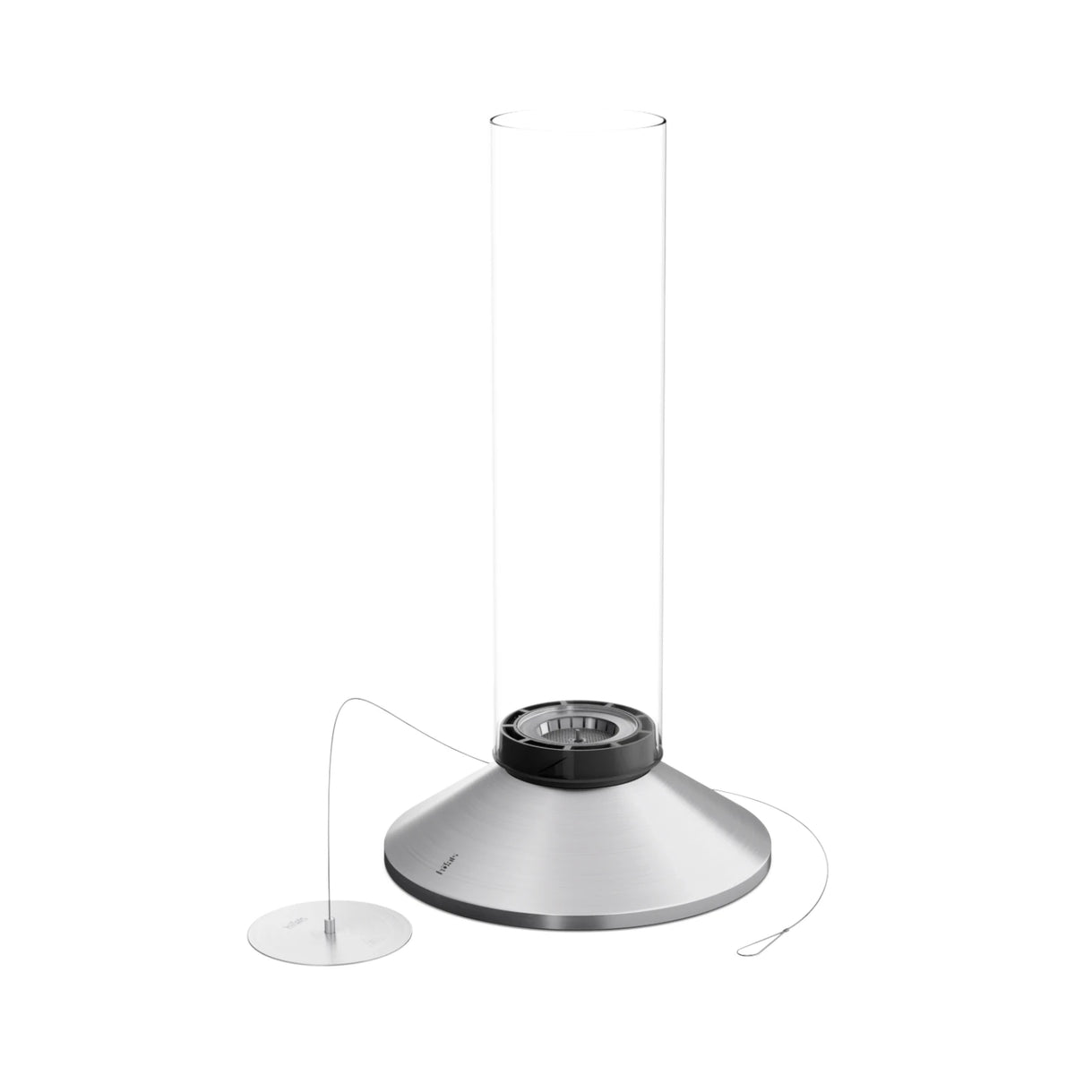 SPIN X 900 Tabletop Fireplace - Silver