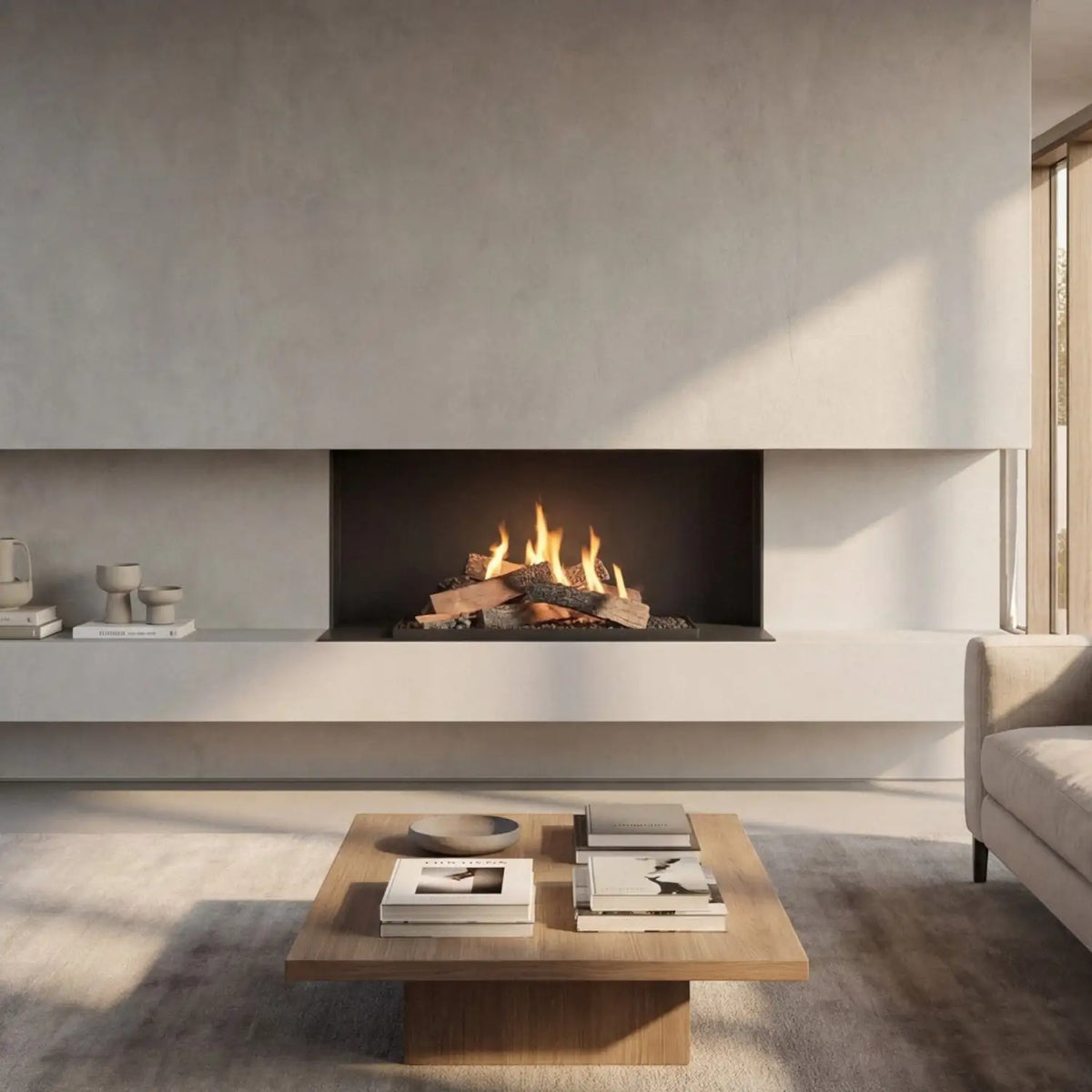Planika FLA4 790+ Flogs: Remote Controlled Bioethanol Burner with Realistic Log Flames