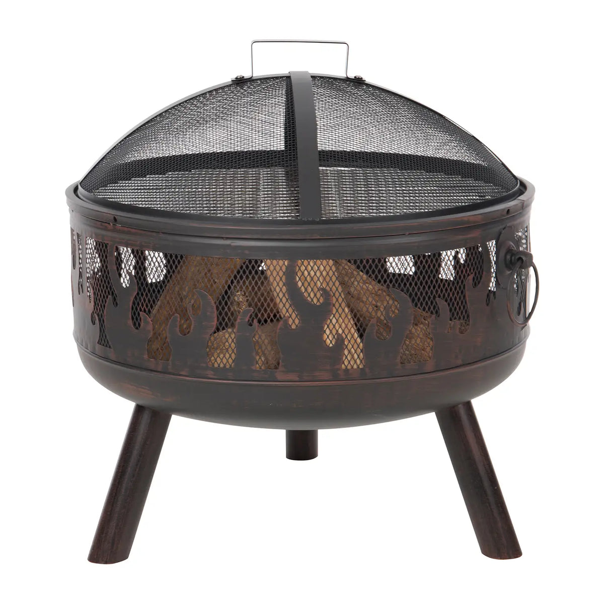 Firepit with Grill and Mesh