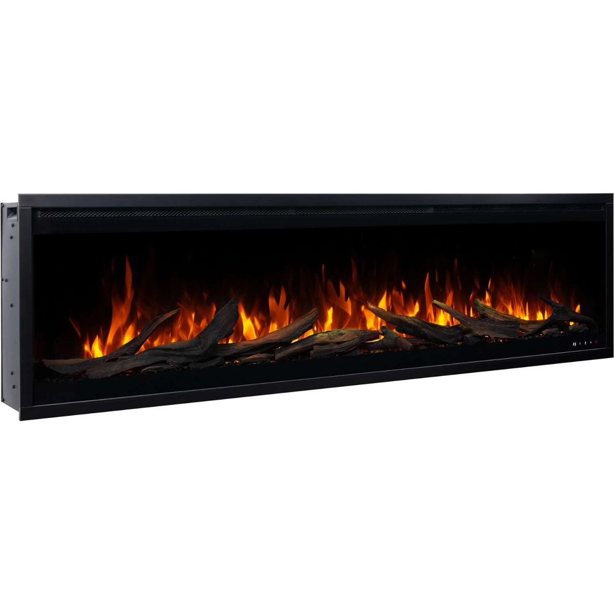 Royal Pro Wall-Mounted Electric Fireplace - Black - 180 cm