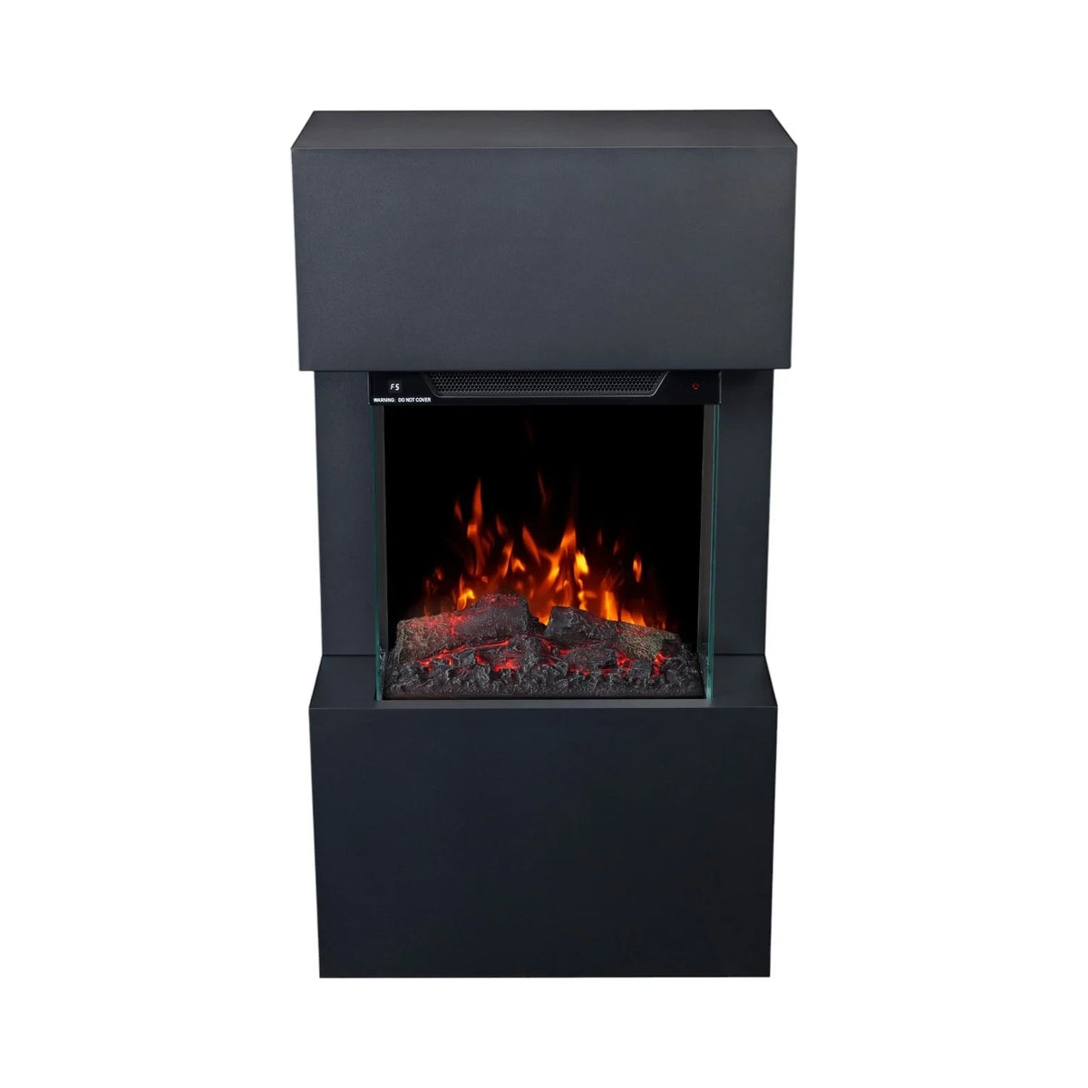 Texel Electric Fireplace - Black