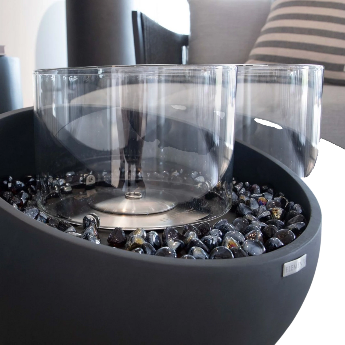 FIRENZE Bioethanol Bowl S – Slate Black