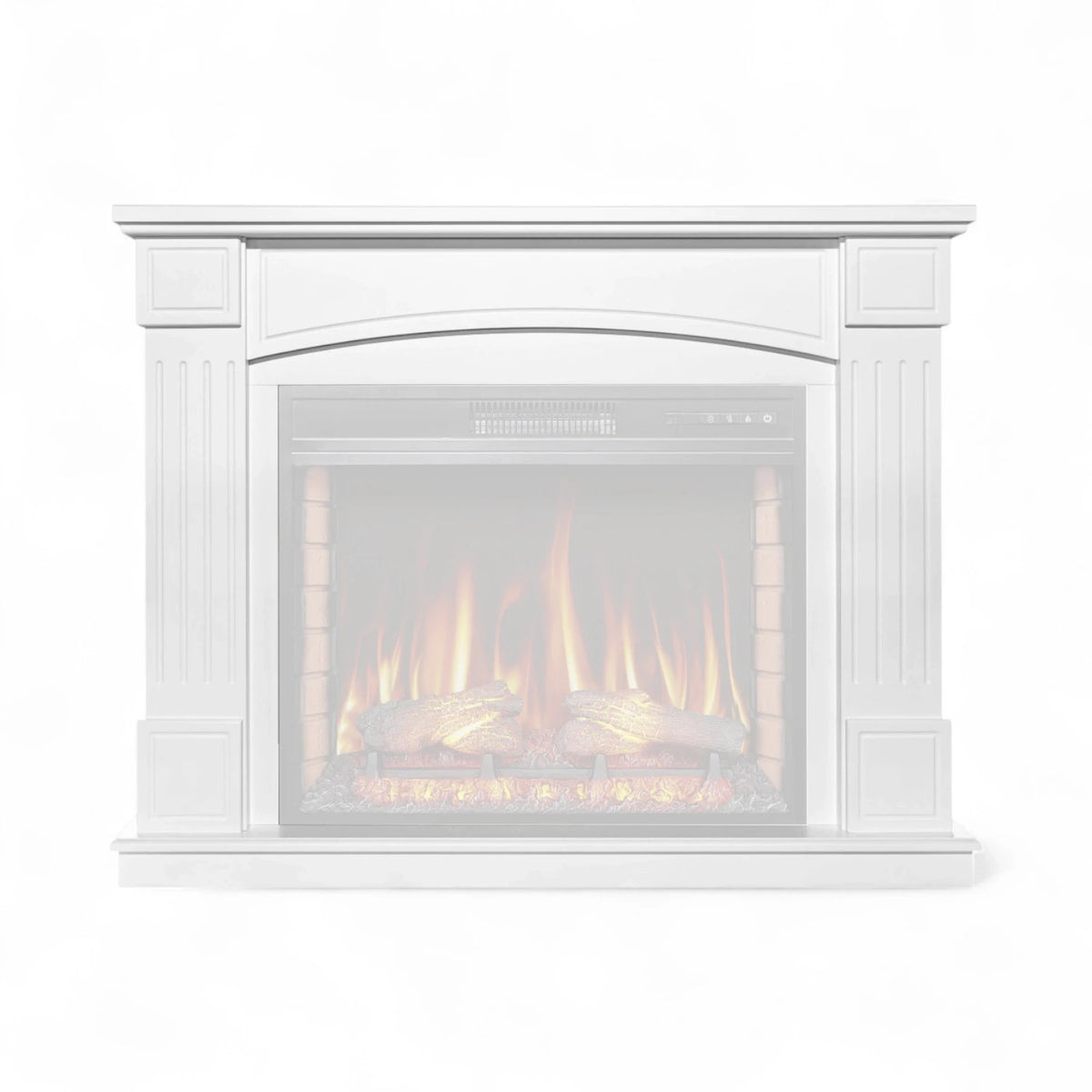 Boston White Fireplace Mantel – Frame Only