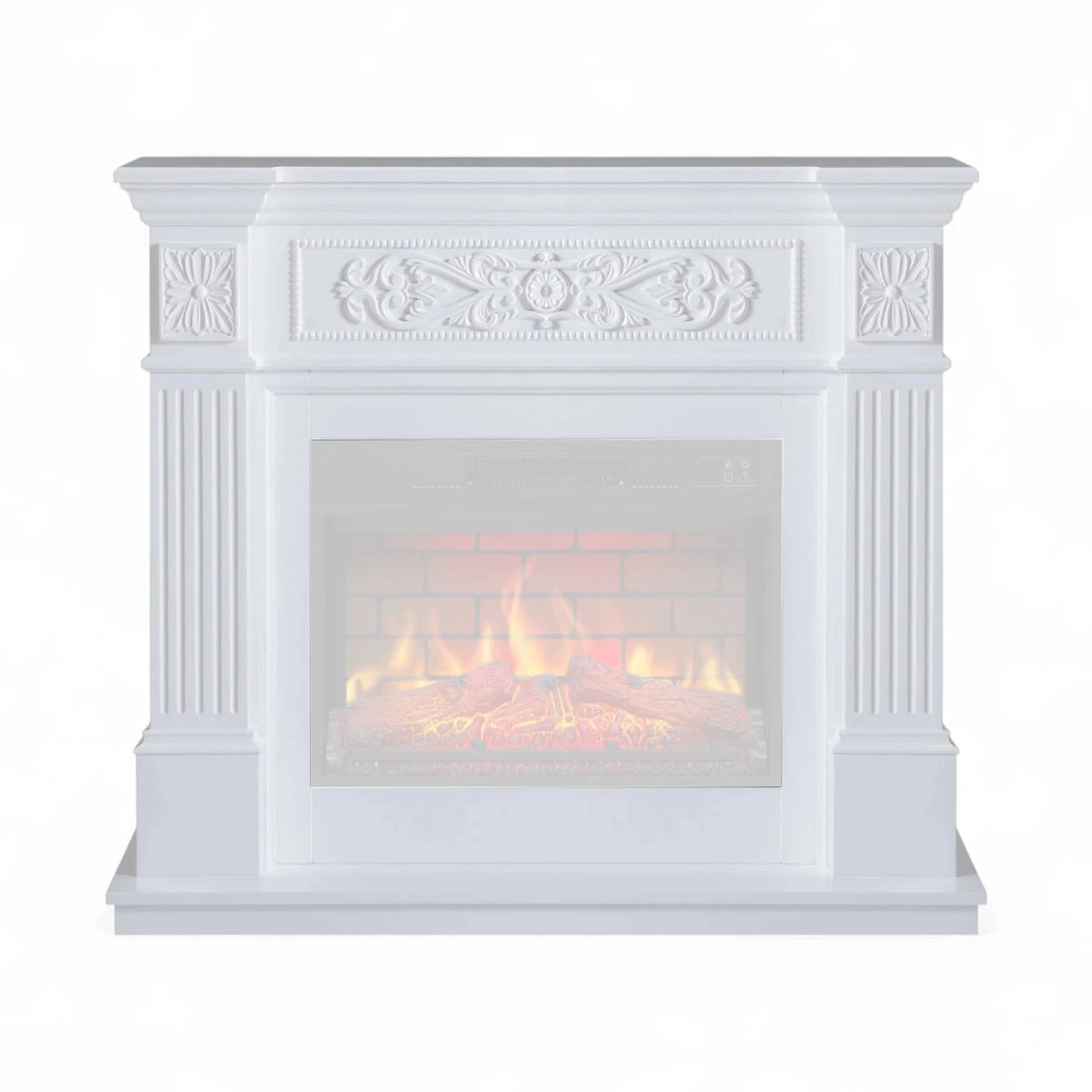 Toscana Fireplace Mantel - White (Frame Only)