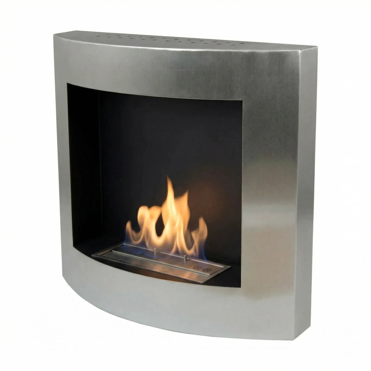 Stainless Steel Wall Mounted Biofireplace