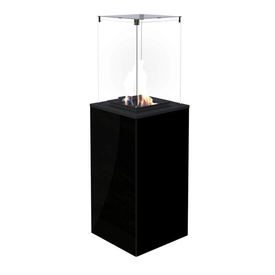 Deluxe Patio Outdoor Gas Fireplace - Black