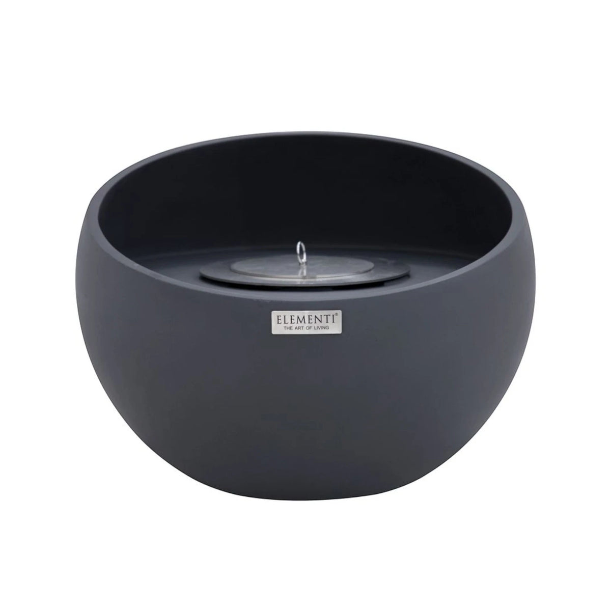FIRENZE Bioethanol Bowl S – Slate Black