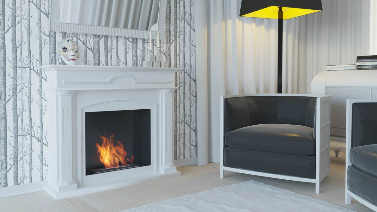 Cannock Fireplace Suite - Classic Mantel Bioethanol Fireplace