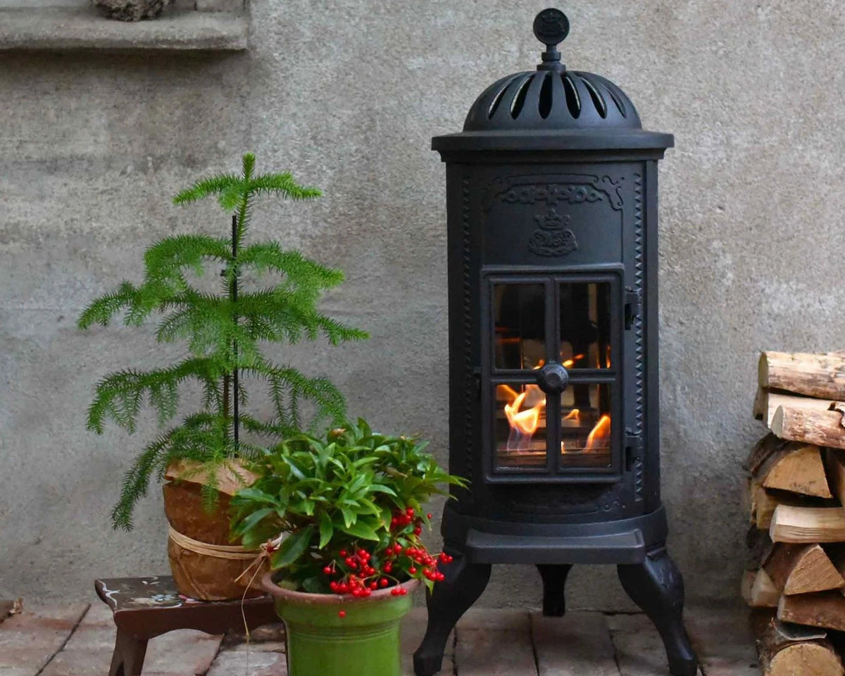Carl Bioethanol Fireplace - Cast Iron