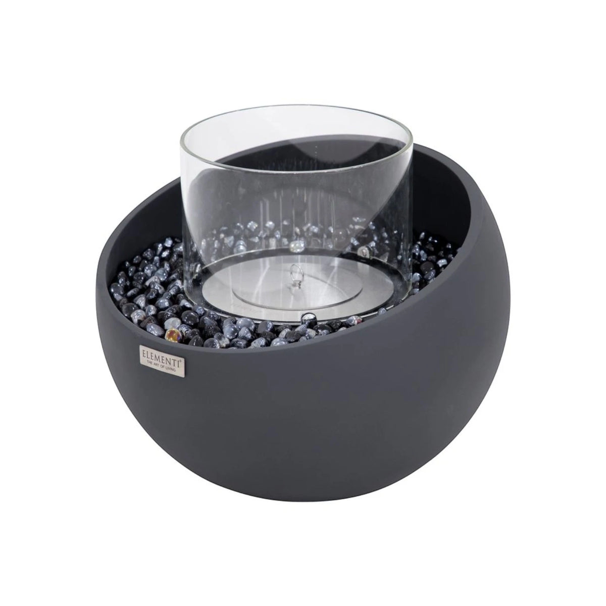 FIRENZE Bioethanol Bowl S – Slate Black