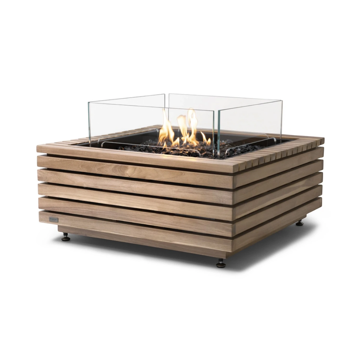 Base 30 - Teak Bioethanol Fire Pit