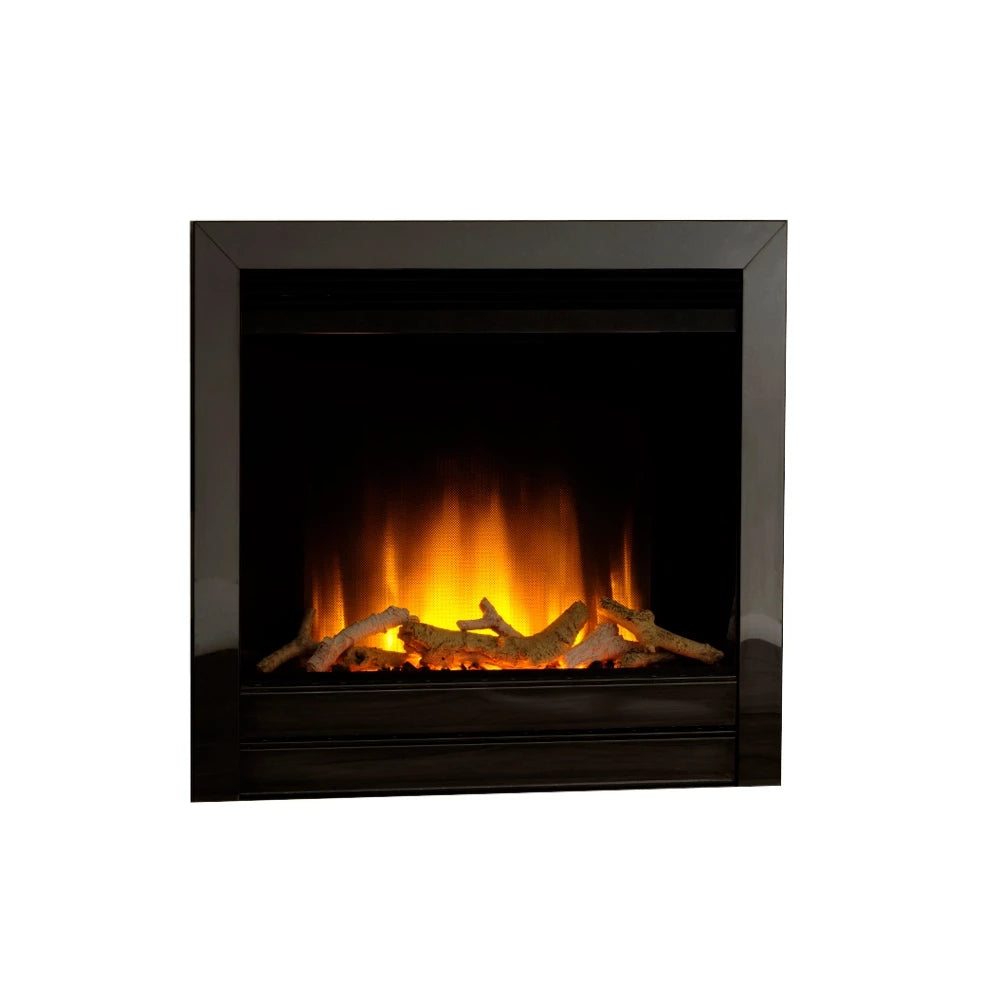 Arlo Built-In Electric Fireplace in Black