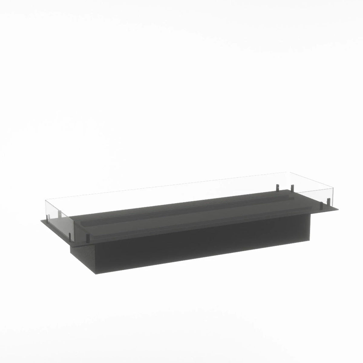Foco Myst Free 1200 water vapour fireplace, unlit studio shot