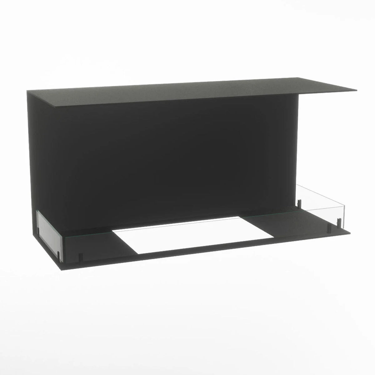 Foco Myst Three 1000 hybrid fireplace with Opti-myst water vapour burner, product image