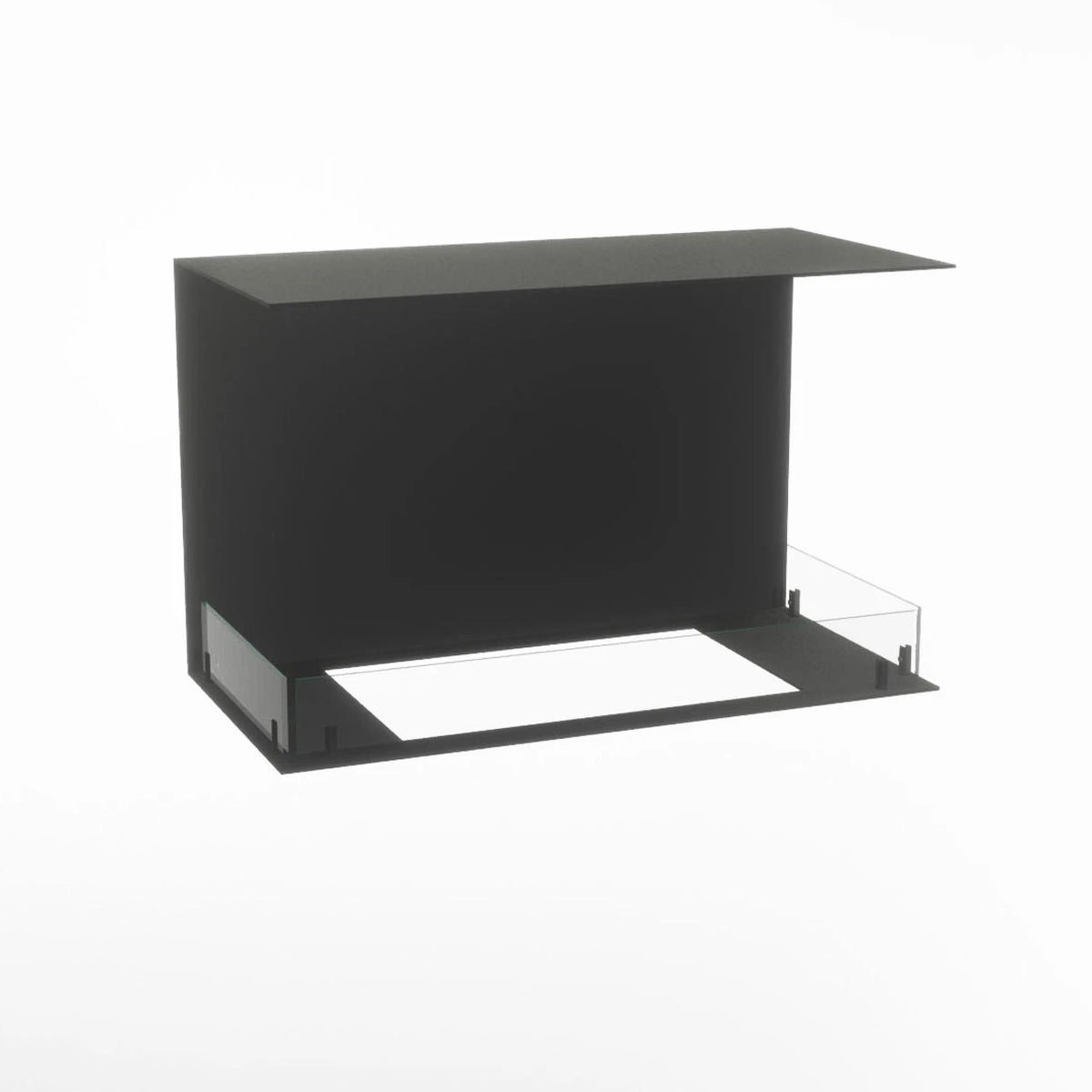 Foco Myst Three 800 hybrid fireplace with Opti-myst water vapour burner, product image