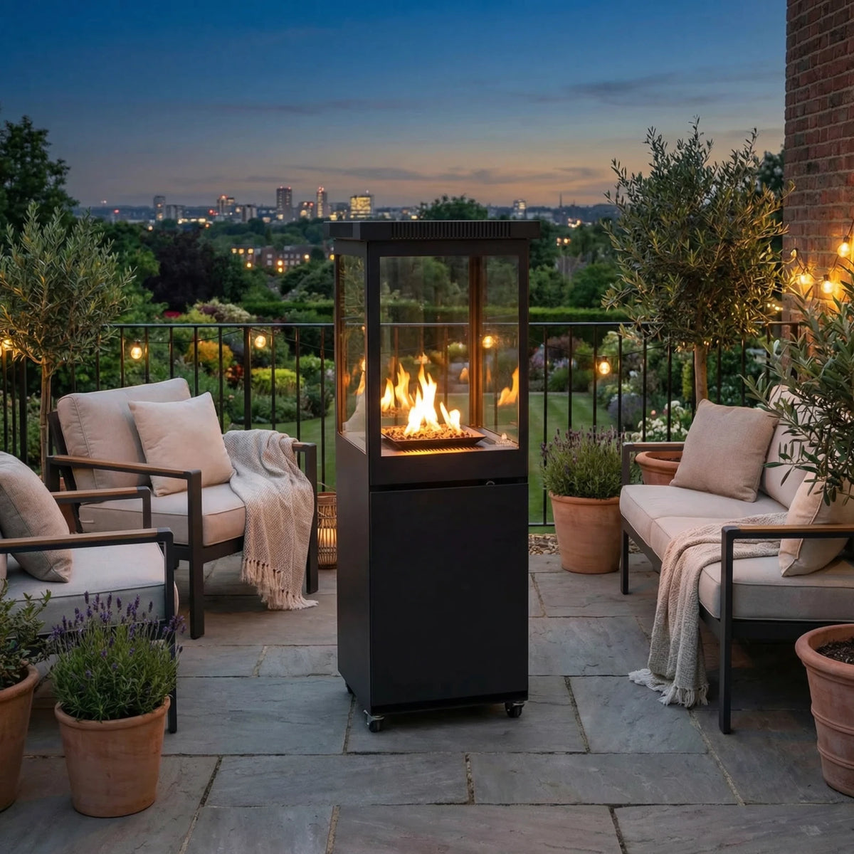 Marino Original - Matte Grey Patio Fire