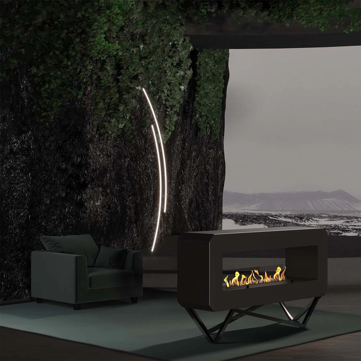 Urban - Black Metallic GlammFire