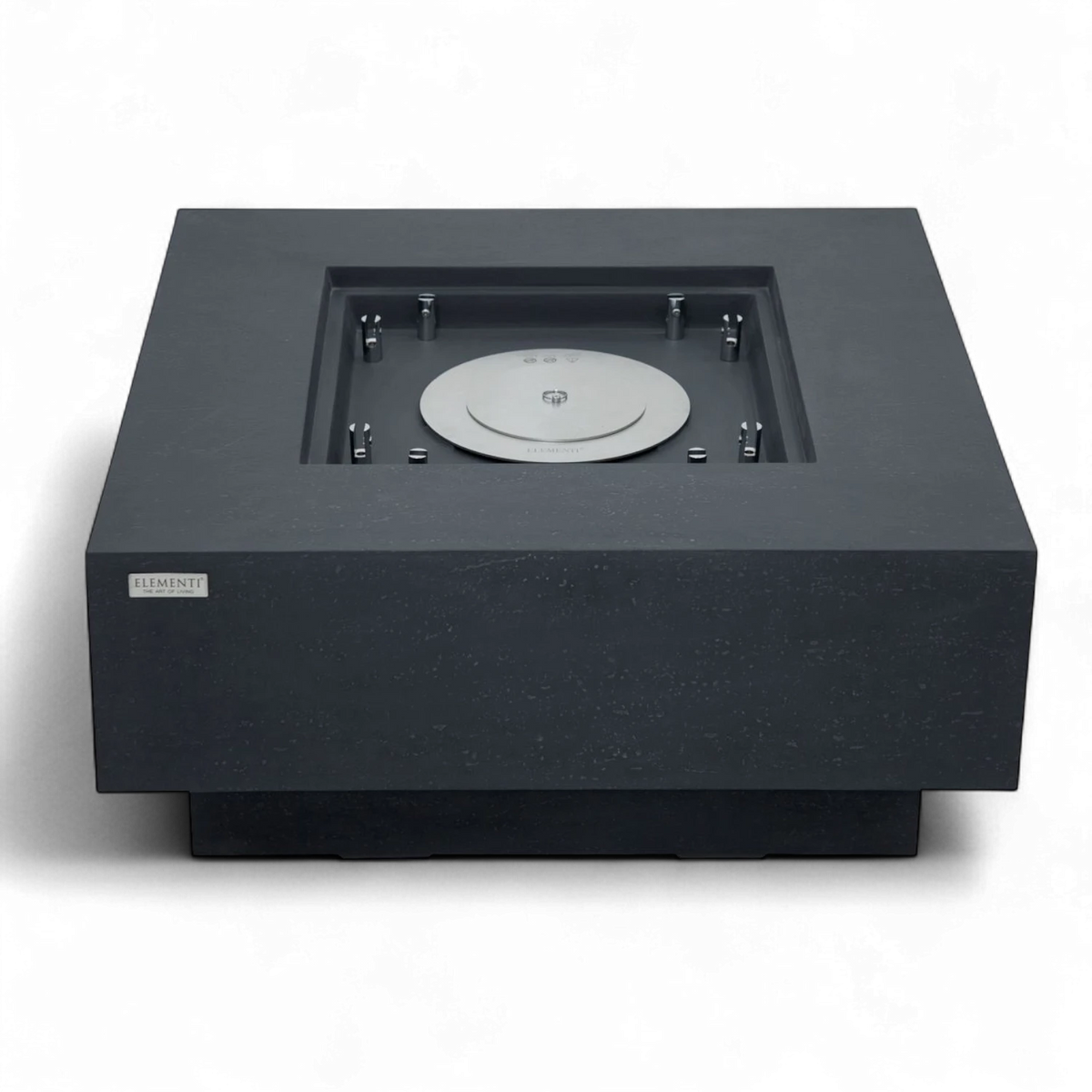 MANHATTAN Bioethanol Fire Table – Slate Black