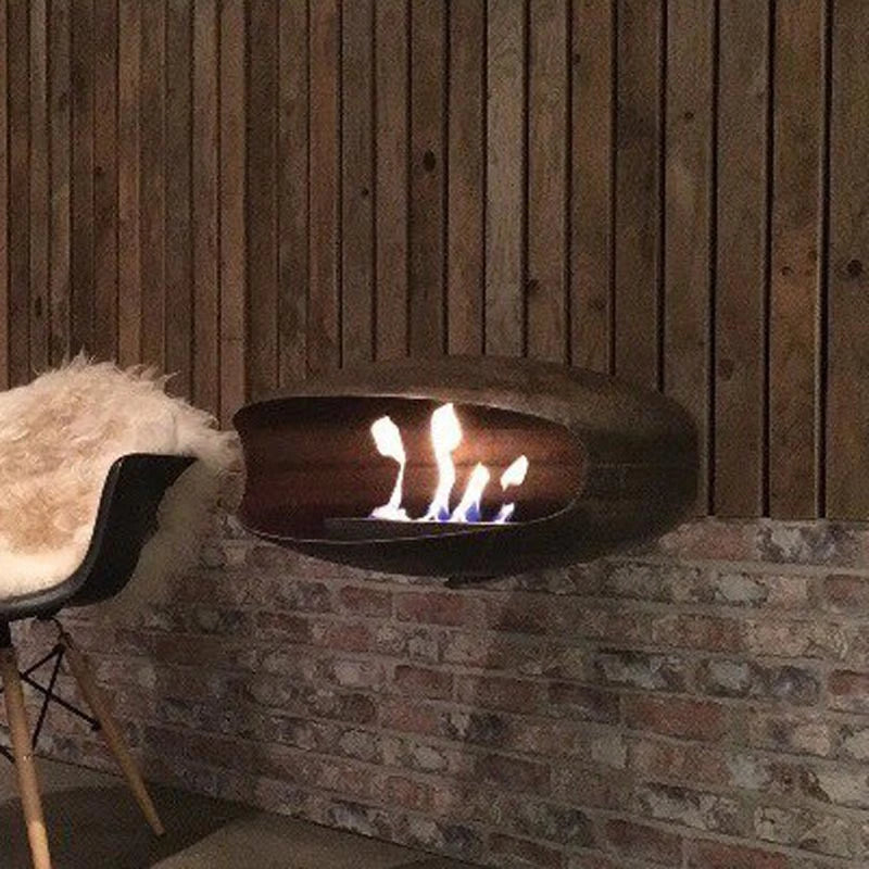Hein & haugaard wall mounted fireplace