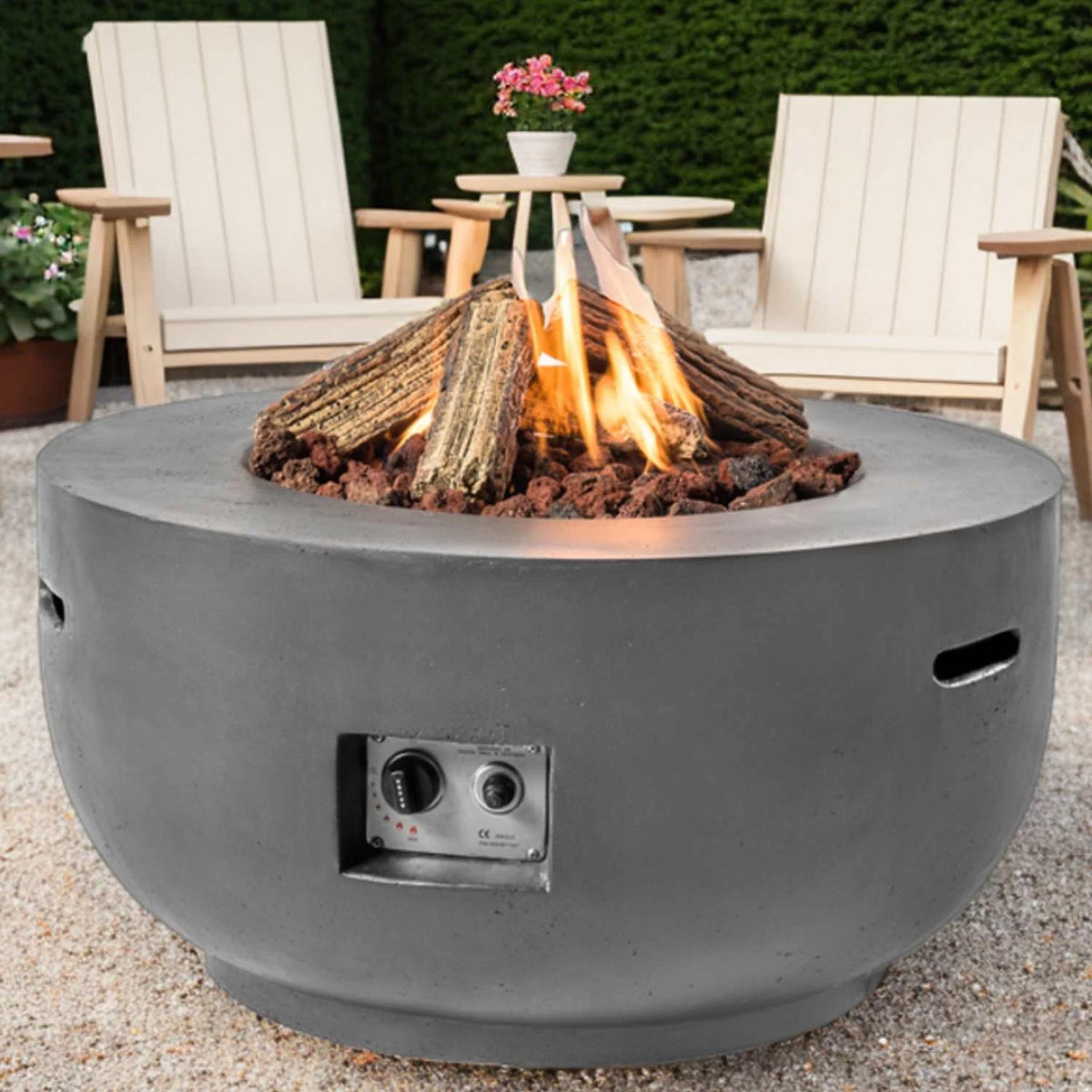 Happy Cocooning Firebowl Fire Table Anthracite
