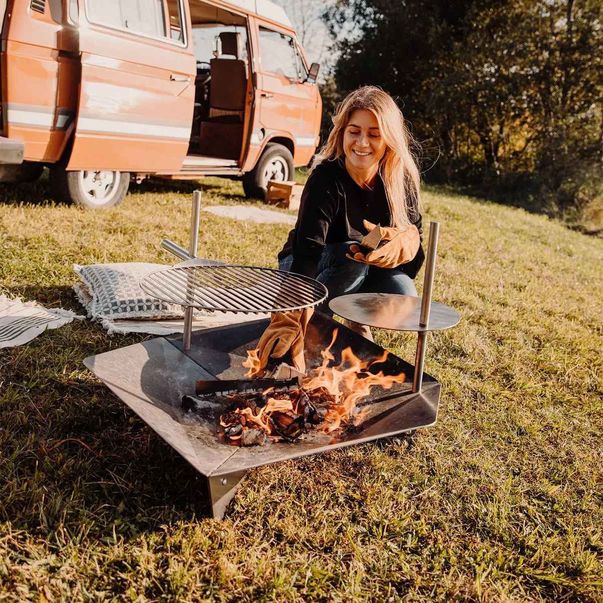 Höfats TRIPLE Gri 45 - Adjustable Grill Grate for TRIPLE Fire Pit
