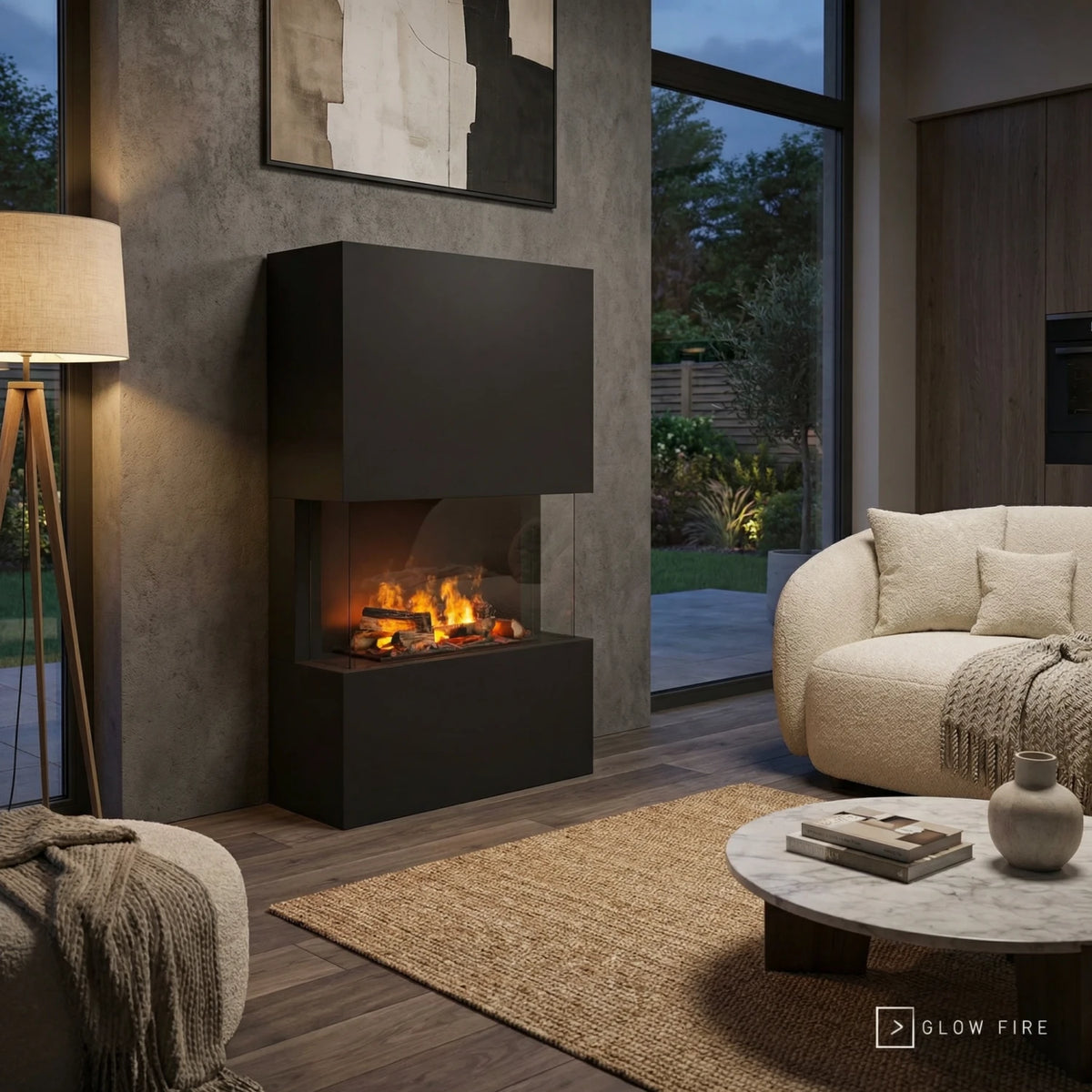 Tucholsky 3-sided Black - OMC 600 | Freestanding