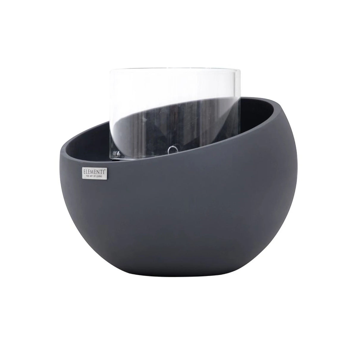 FIRENZE Bioethanol Bowl S – Slate Black