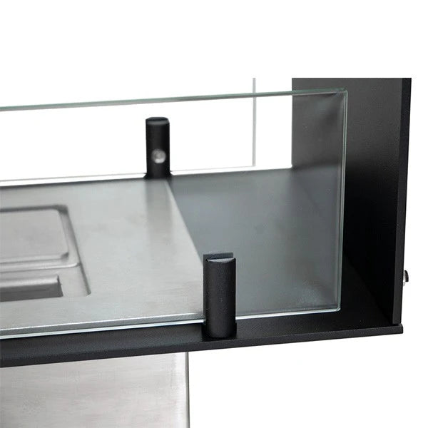 Foco Two 600 Slim, close-up detail of a glass holder fitting