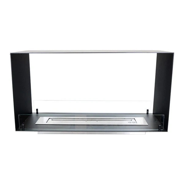 Foco Two 1000, front-on studio shot of the frame and burner tray, unlit