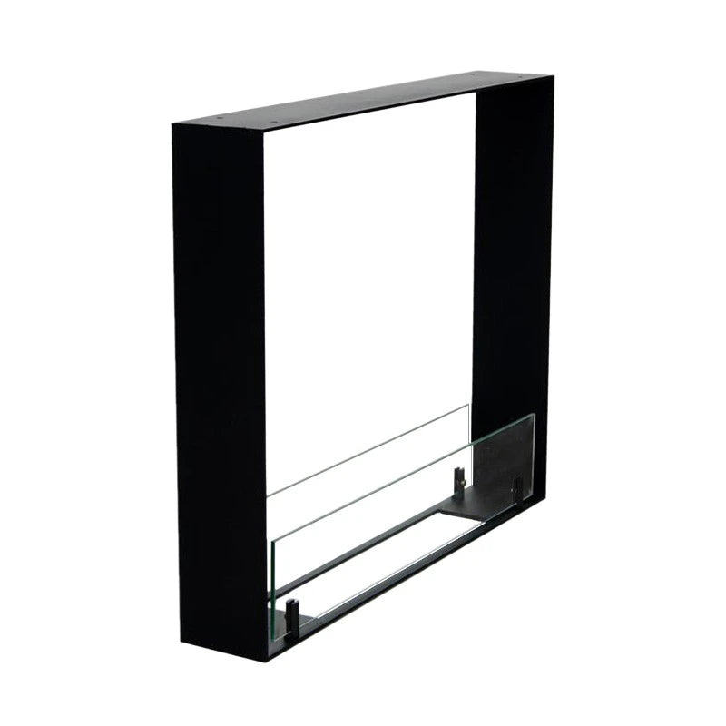 Foco Two 600 Ultra Slim unlit white-background studio shot, see-through frame, alternate angle
