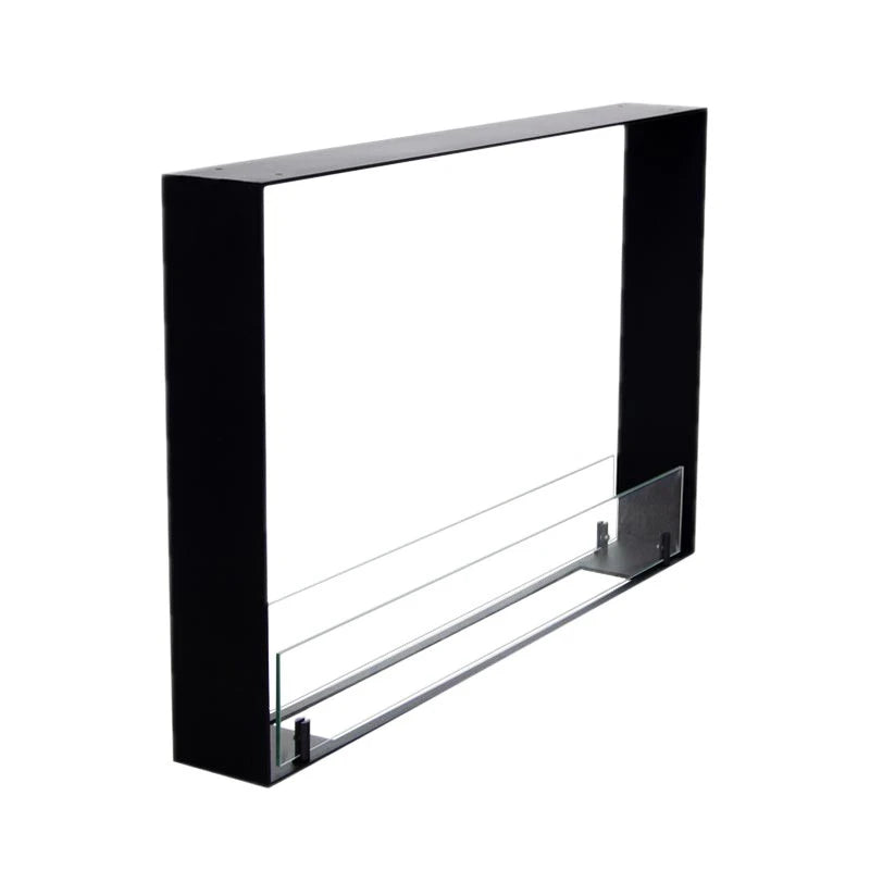 Foco Two 800 Ultra Slim unlit white-background studio shot, see-through frame, alternate angle