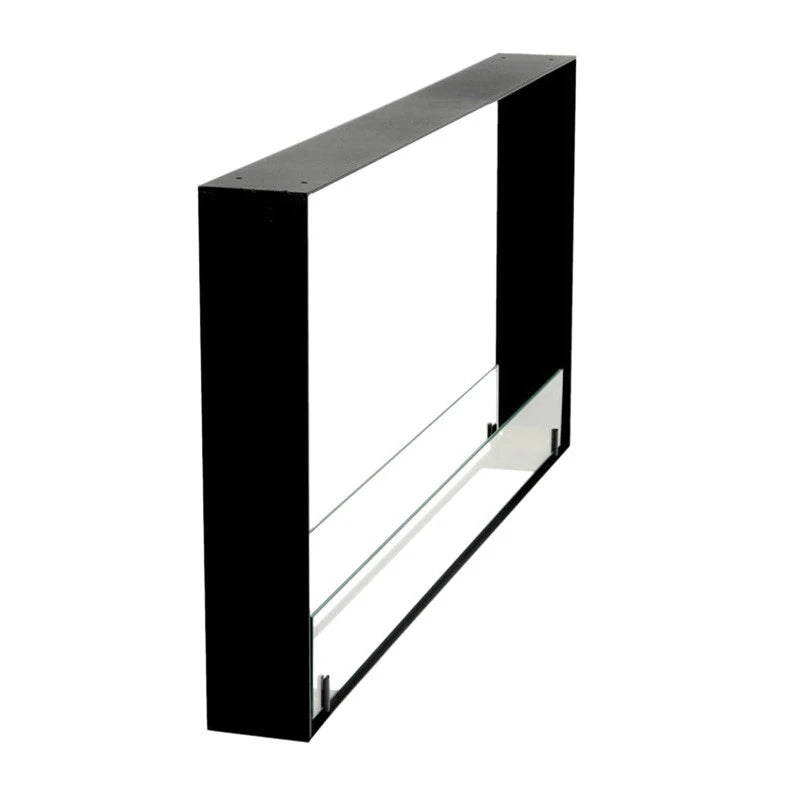 Foco Two 1000 Ultra Slim unlit white-background studio shot, see-through frame, alternate angle