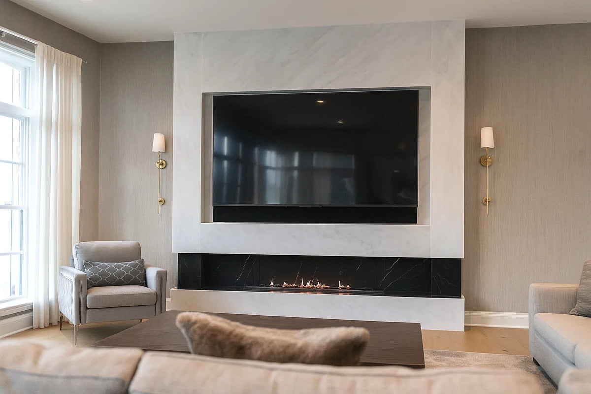 Burner in a slimline model - 80 cm