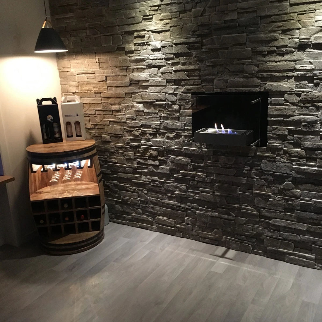 Nevada - Wall Mounted Bioethanol Fireplace
