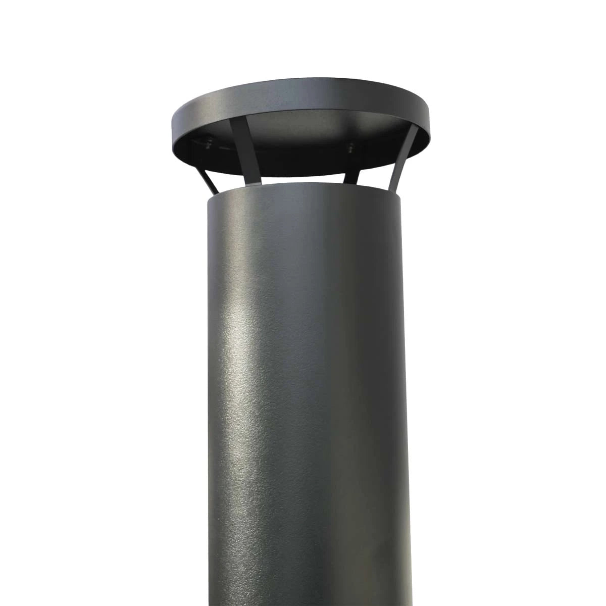 ScandiFlames Natura Garden bioethanol fireplace close-up of the chimney cap