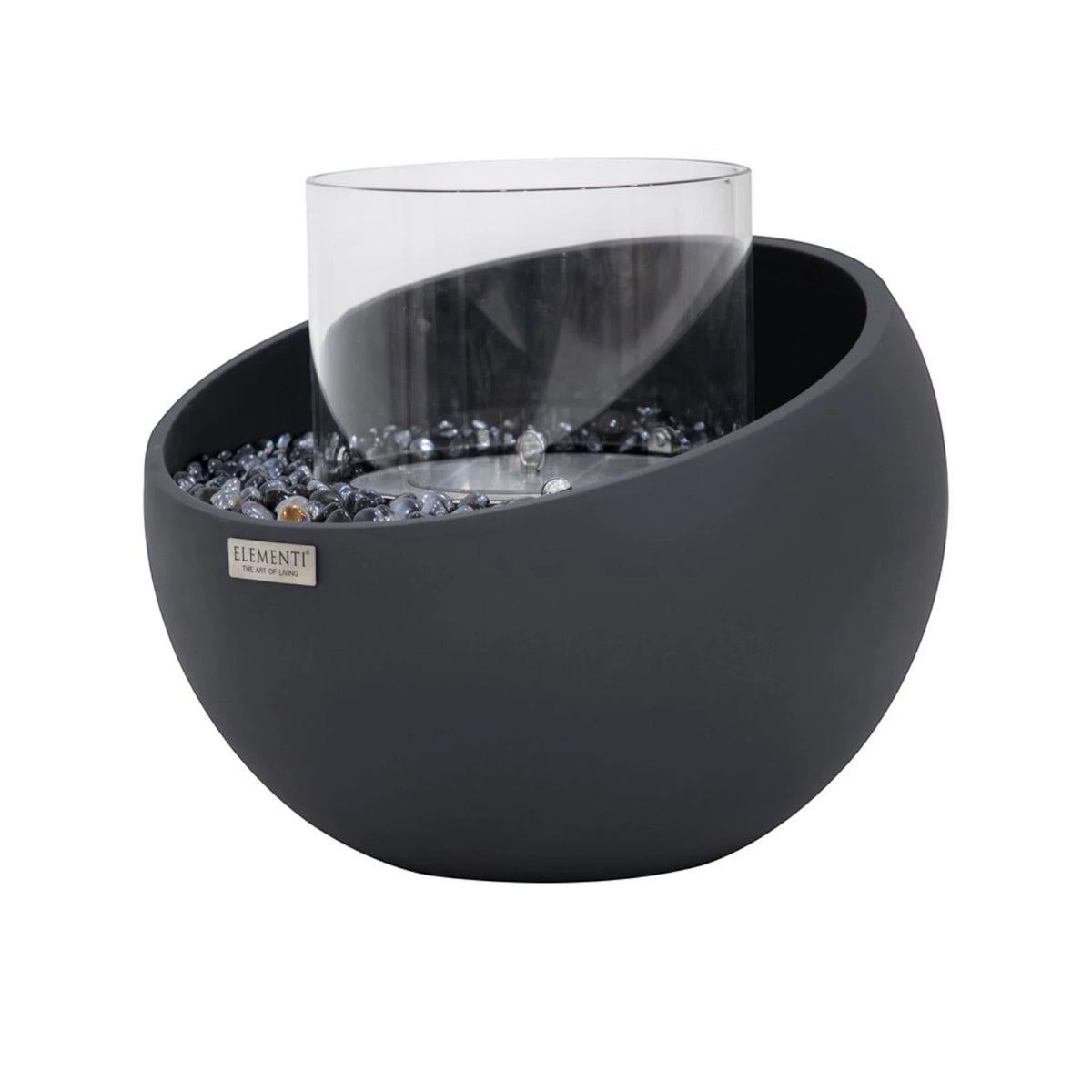 FIRENZE Bioethanol Bowl S – Slate Black