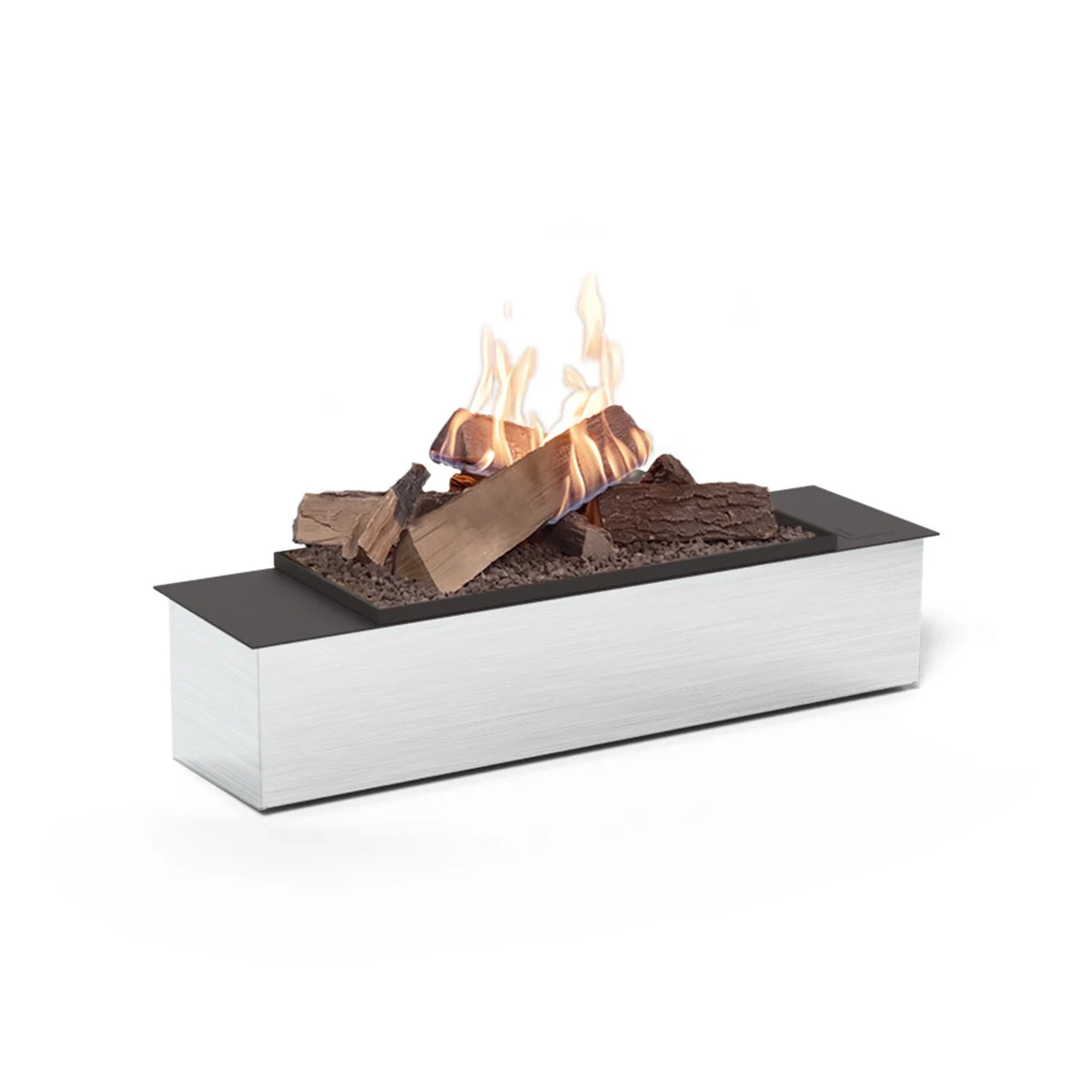 Automatic Planika FLA4 990 Flogs bioethanol burner with realistic log flames
