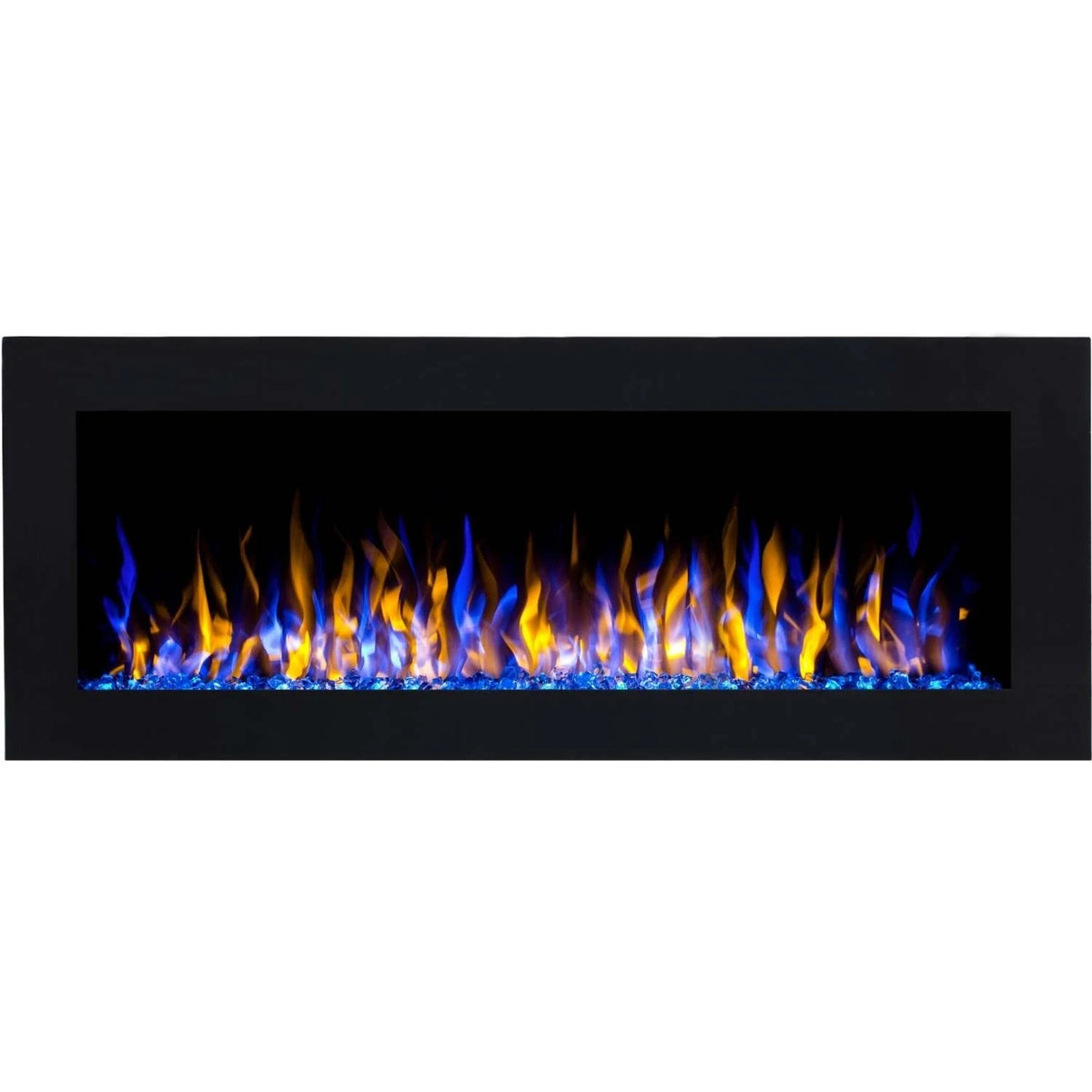 Pride 140 cm Electric Wall Fireplace - Black